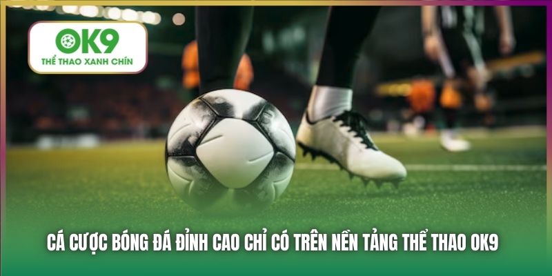 Cá cược bóng đá đỉnh cao chỉ có trên nền tảng Thể Thao OK9