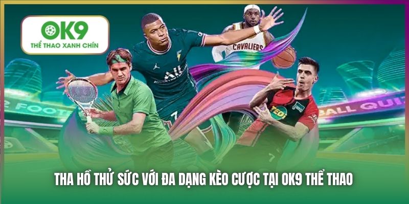 Tha hồ thử sức với đa dạng kèo cược tại OK9 Thể Thao